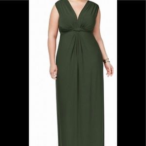David's Bridal Elegant Green Dress